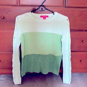 Womens xs Lilly Pulitzer sweater with braided sleeves. Worn once.